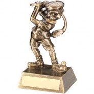 Bronze/Gold Male Comic Golf Figure Trophy