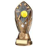 Bronze/Silver Diamond Column with Tennis Disc