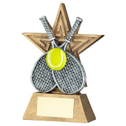 Antique Bronze Tennis Star Award
