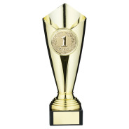 Gold Plastic Tulip Trophy Cup