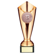 Bronze Plastic Tulip Trophy Cup