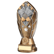 Bronze/Silver Diamond Column with Badminton Disc