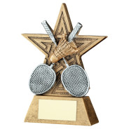 Antique Bronze Badminton Star Award