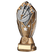 Bronze/Silver Diamond Column with Darts Disc
