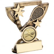 Bronze/Gold Squash Mini Cup Trophy