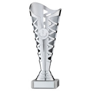 Silver Plastic Titan Cup on Marble Base
