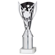 Silver and Black Plastic 'Flash' Cup on Marble Base