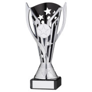 Silver and Black Plastic 'Flash' Cup on Marble Base
