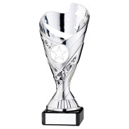 Silver Plastic 'SABRE' Cup on Black Marble Base