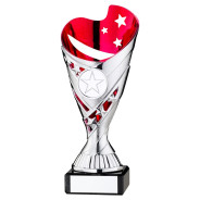 Silver and Pink Plastic 'SABRE' Cup on Marble Base