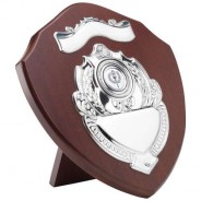 Mahogany Shield with Chrome Fronts