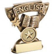 Bronze/Gold English Mini Cup Trophy