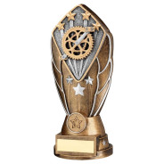 Bronze/Silver Diamond Column with Cycling Disc