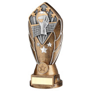 Bronze/Silver Diamond Column with Volleyball Disc