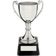 Nickel Plated Cup on Heavyweight Base Trophy