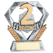 Gold Second Place Mini Diamond