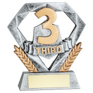 Gold Third Place Mini Diamond