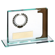 Jade Glass Plaque With Number  
