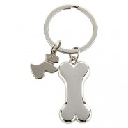 Girona Dog & Bone Keyring