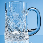 Lead Crystal Sloped Panel Tankard