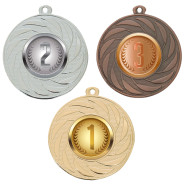 1st, 2nd & 3rd Place 50mm Medal