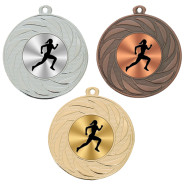 Female Athletics 50mm Medal