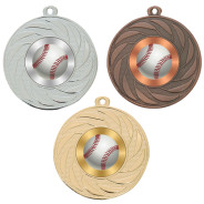 Baseball 50mm Medal