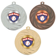 Baseball 50mm Medal