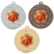 Basketball 50mm Medal