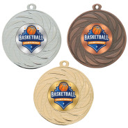 Basketball 50mm Medal