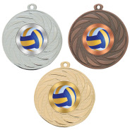 Beach Volleyball 50mm Medal