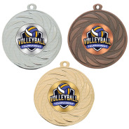 Beach Volleyball 50mm Medal