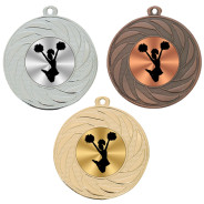Cheerleading 50mm Medal