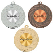 Congratulations 50mm Medal