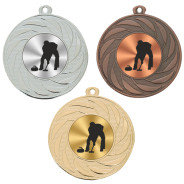 Curling 50mm Medal