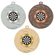 Darts 50mm Medal