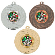 Darts 50mm Medal