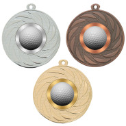 Golf 50mm Medal