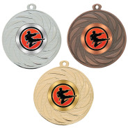Karate 50mm Medal