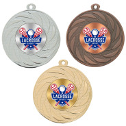 Lacrosse 50mm Medal