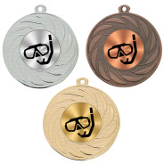 Scuba 50mm Medal