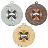 Snowboarding 50mm Medal