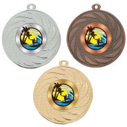 Surfing 50mm Medal
