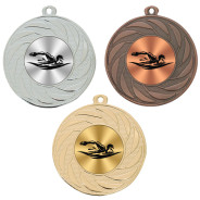 Swimming 50mm Medal