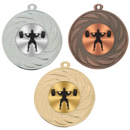 Weightlifting 50mm Medal