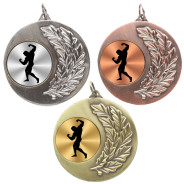 Body Building Laurel Wreath 50mm Medal
