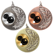 Bowls Laurel Wreath 50mm Medal