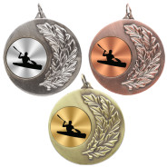 Canoeing Laurel Wreath 50mm Medal