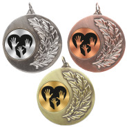 Charity Laurel Wreath 50mm Medal