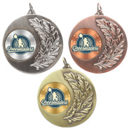 Cheerleading Laurel Wreath 50mm Medal